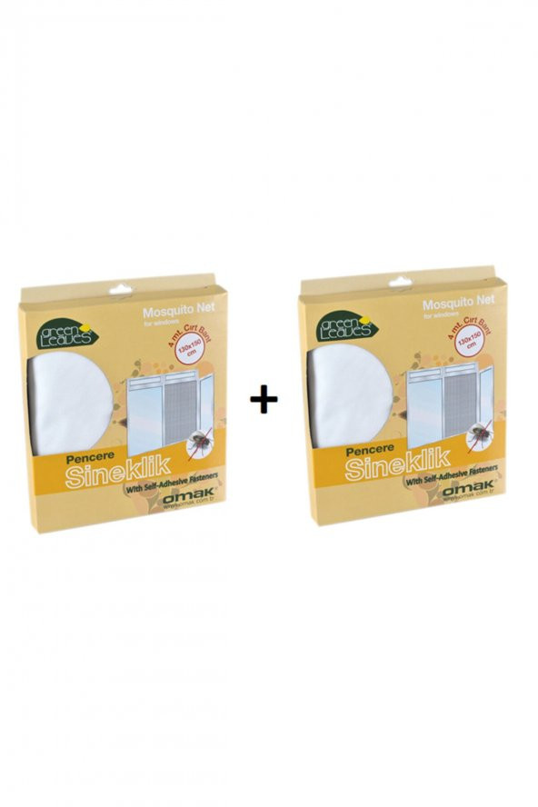 MCBLUE 2 Adet Sineklik Yıkanabilir Pencere Sinekliği Cırt Bantlı Yapışkanlı 130cm X 150cm - 4