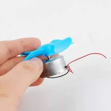 Mikro DC Motor Jeneratör Seti + Pervane