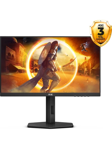 AOC 24G4X 23.8" 0.5 ms Full HD Pivot IPS 180 Hz Oyuncu Monitörü