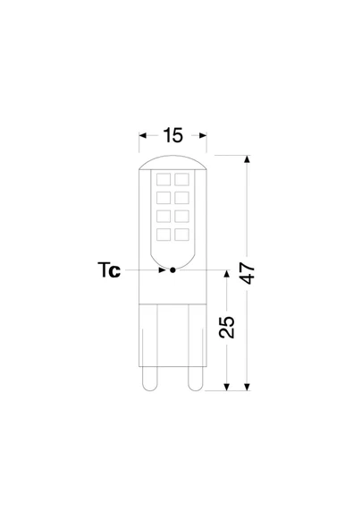 Osram Led 2.6W 2700K 320lm G9 Duy Sarı Işık Ampul - 2