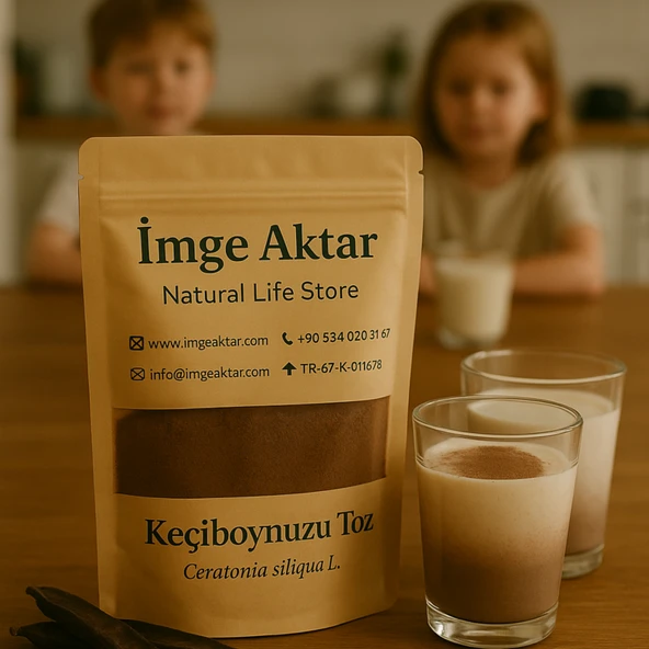 Keçiboynuzu Toz Harnup Unu 100g - 2