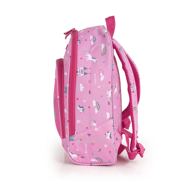 Gabol Anaokulu Sırt Çantası Rainbow Pembe GB.233928 - Resim 2