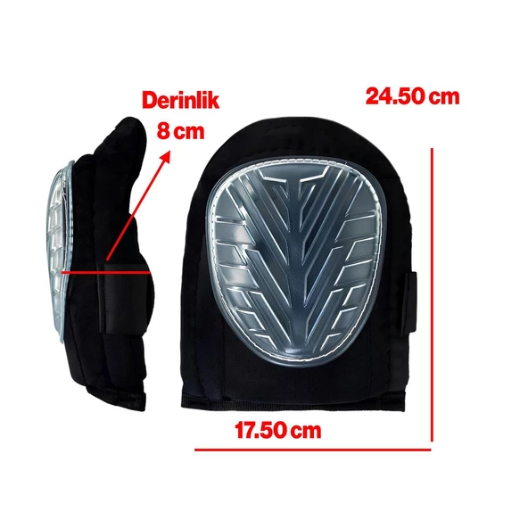 Dizlik Diz Koruyucu İş Güvenliği Pompacı Fayansçı Yer Tamir Dizliği 1 Çift Ortapedik Kaza Önleme - 2
