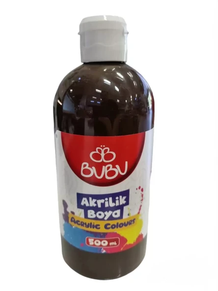 BU-BU AKRİLİK BOYA 500 GR. KAHVERENGİ ürün görseli