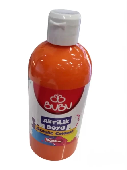 BU-BU AKRİLİK BOYA 500 GR. TURUNCU ürün görseli