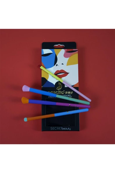 Nascita Secret Beauty 4 Lü Göz Makyaj Fırça Seti Kod 134 - 8
