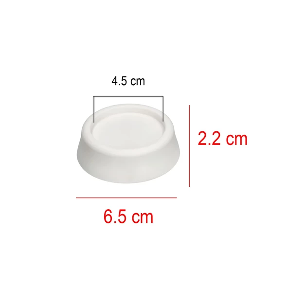 Titreşim Gürültü Önleyici Çamaşır Makinesi Kaydırmaz Stoper Beyaz Renk 4 ADET Ayak Denge Ayağı - 2