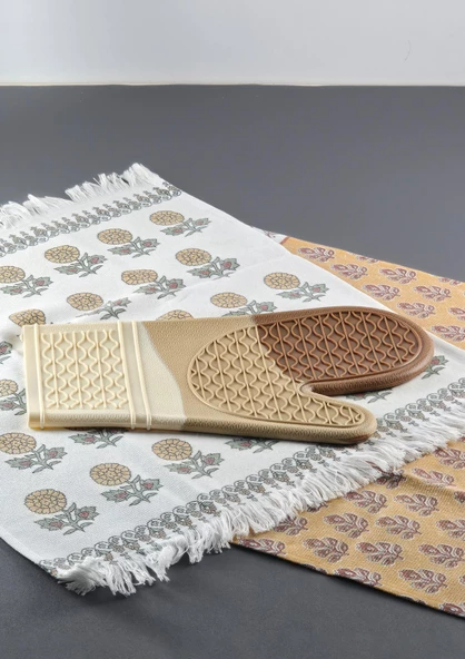 Silikon Fırın Eldiveni - Isıya Dayanıklı Eldiven - 1 Adet