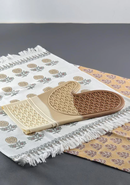 Silikon Fırın Eldiveni - Isıya Dayanıklı Eldiven - 1 Adet - 2