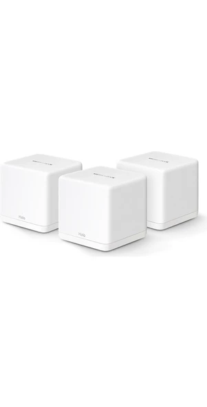 Mercusys Halo H60X(3-pack), AX1500Mbps, Dual-Band, Gigabit Portları, 550 m²'ye Kadar Kapsama