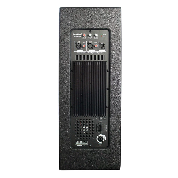 Pro-Main MS-1012GA 500 Watt 30 Cm Aktif Ahşap Kabin Hoparlör - 3