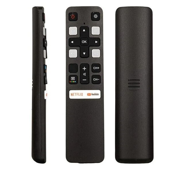 Tcl RC 802V - FNR1 - HTC120 - RC25324 Netflix - Youtube Tuşlu Ses Komutsuz Lcd Led Tv Kumanda - 4