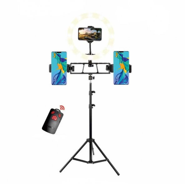 DC-36 Işıklı Tripod Telefon Tutucu Ring Light - 2