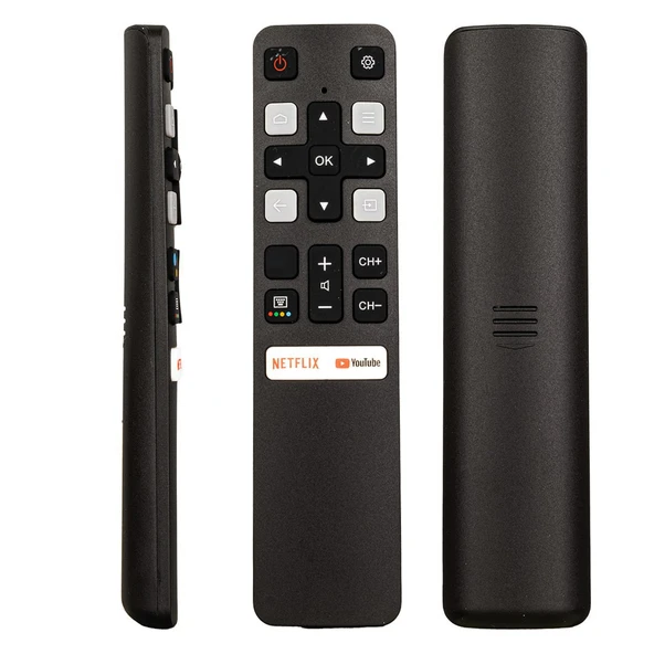 Tcl RC 802V - FNR1 - HTC120 - RC25324 Netflix - Youtube Tuşlu Ses Komutsuz Lcd Led Tv Kumanda - 3