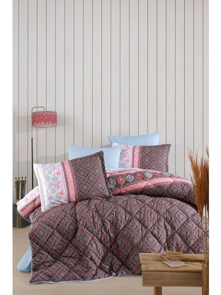 Clasy %100 Pamuk Ranforce Tek Kişilik Uyku Seti İzgi V1 Kahve - 2