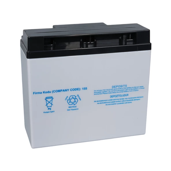 Yokohama YH-121.8 12 Volt - 18 Amper Akü (181X76x167 Mm) - 3