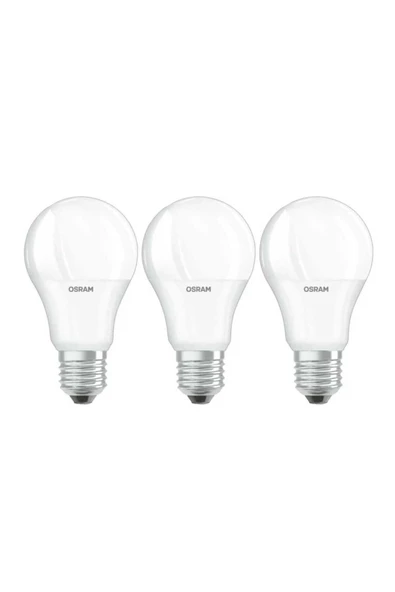Osram Led Value 13W 2700K 1055lm E27 Duy Sarı Işık 3'lü Ampul