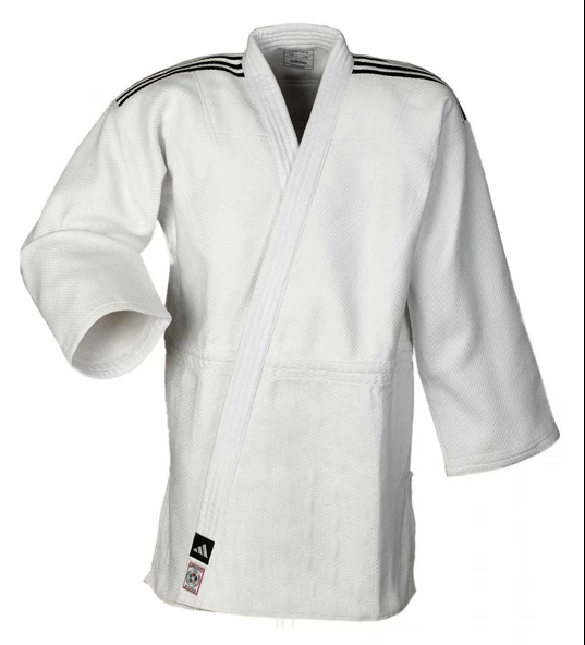 Adidas Champion III IJF Onaylı Judo Elbisesi Beyaz Judogi - 3