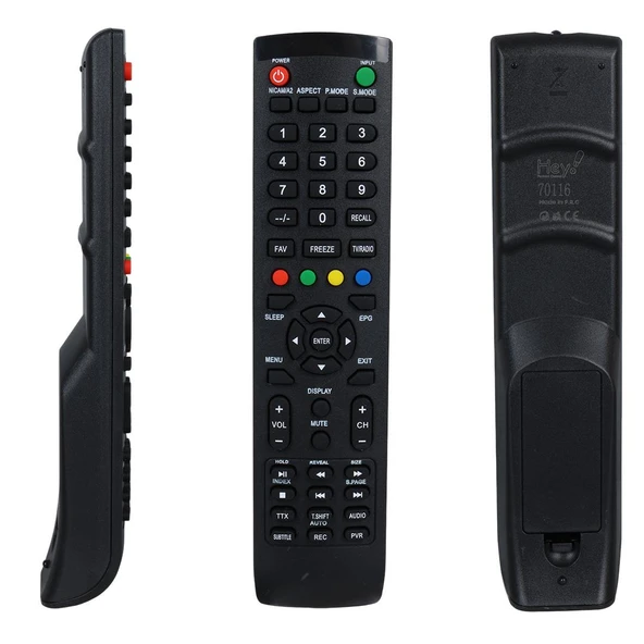 Ayt Vestel Altus Arçelik Beko Arctic Blomberg Küçük Kalıp Lcd Led Tv Kumandası Uzaktan Kumanda ürün görseli 1