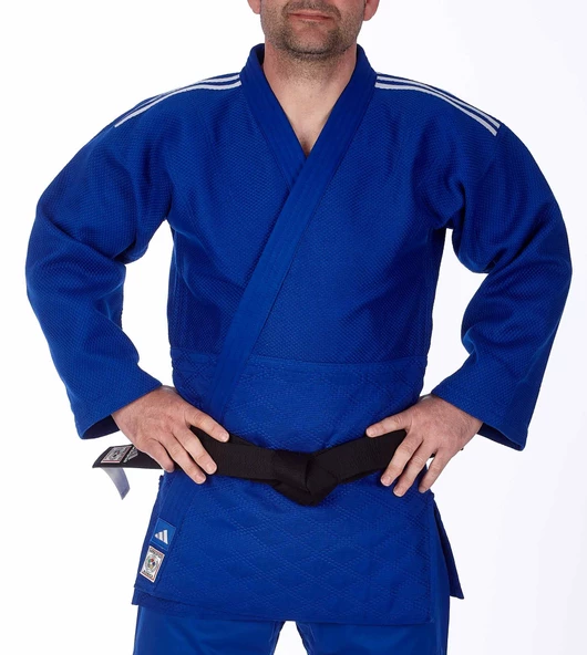 Adidas Champion III IJF Onaylı Judo Elbisesi Mavi Judogi - 2