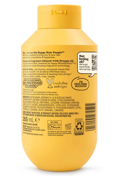 Happy Hair People Dalgalı Saç Şampuanı 355ML - Resim 2