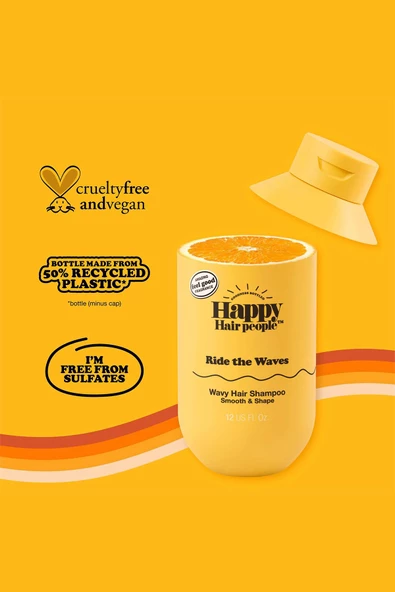 Happy Hair People Dalgalı Saç Şampuanı 355ML - Resim 5