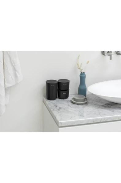 Brabantia Renew Dark Grey 3lü Kapaklı Plastik Düzenleyici - 4