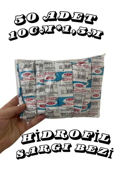 Hidrofil Sargı Bezi 10cm X 150cm -50 Adet