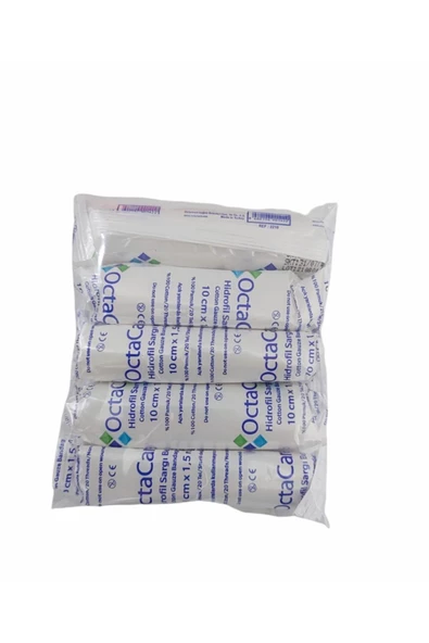 Octacare Hidrofil Sargı Bezi 10cm X 1,5m 5'li Tek Paket - 2