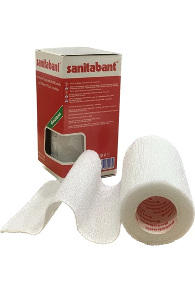 Kendinden Yapışkanlı Elastik Bandaj 10 Cm Beyaz