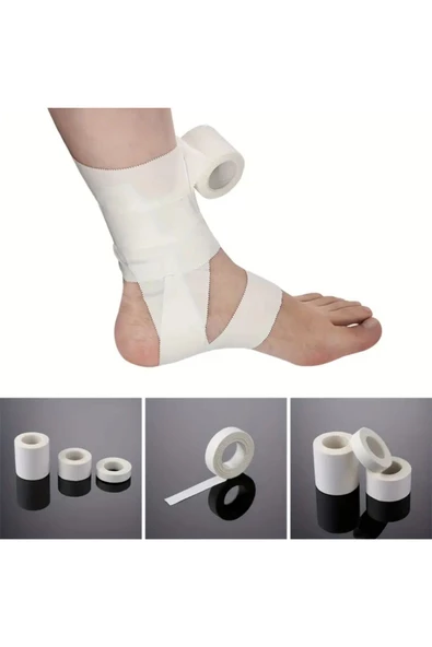 Rijit Fiksasyon Yapışkanlı Sporcu Bandajı 3.7cm X 13 Mt Voleybol,boks,basketbol,futbol - 5