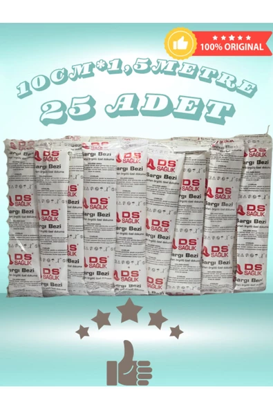 Hidrofil Sargı Bezi 10cm X 150cm -25 Adet - 7