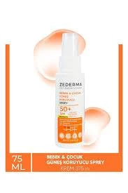 Zederma Bebek & Çocuk Güneş Koruyucu Sprey SPF50+ 75 ml
