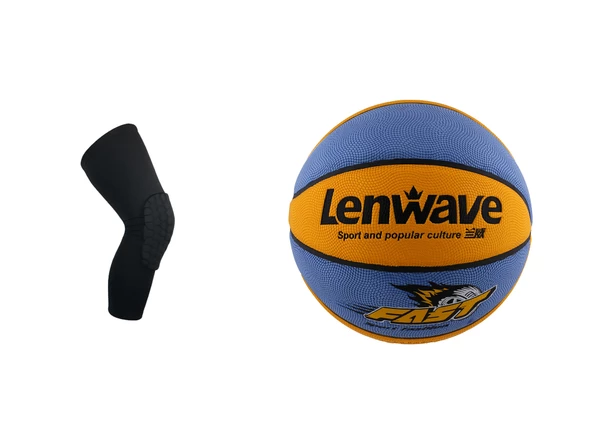 LENWAVE LW-0781-1 DİZLİK HEDİYELİ BASKETBOL TOPU