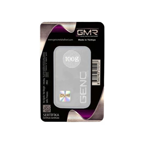 RimaGold GMR 100 Gr Gümüş Külçe - 2