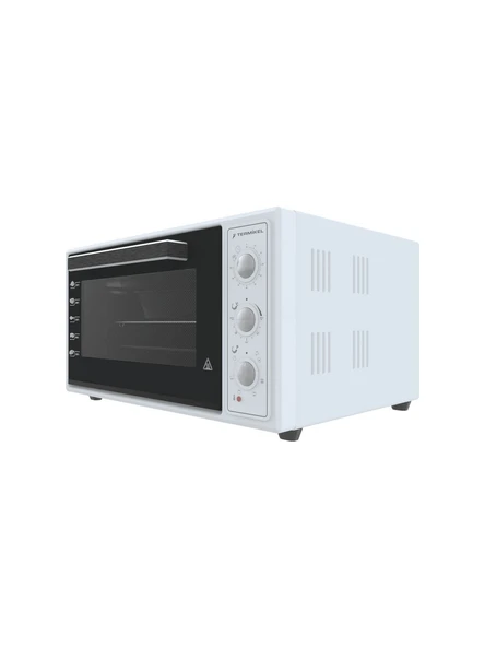 Termikel MO D6433C W 50 lt ÇİFT Cam Beyaz Mini Fırın - 2