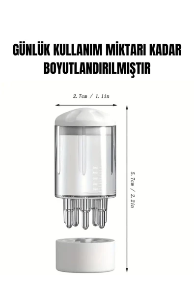 Saç Derisi Aplikatör Tarak, Saç Sıvı Kök Tarak, Kafa Derisi Serumu Aplikatör Masaj Fırçası şefaf - 3