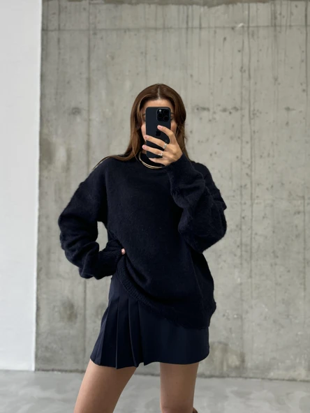 Lacivert Marka Model Yumoş Triko Kazak - 6