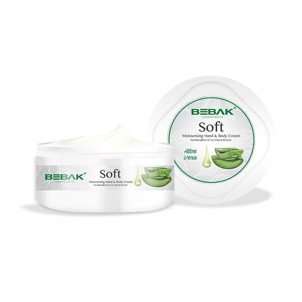 Bebak Soft Nemlendirici El ve Vücut Kremi Kavanoz - Aloe Vera 300 ml