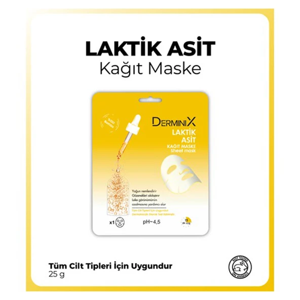 Derminix Laktik Asit Kağıt Maske