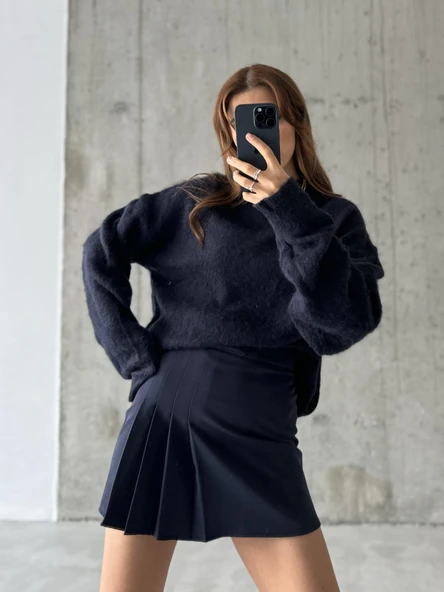 Lacivert Marka Model Yumoş Triko Kazak - 5