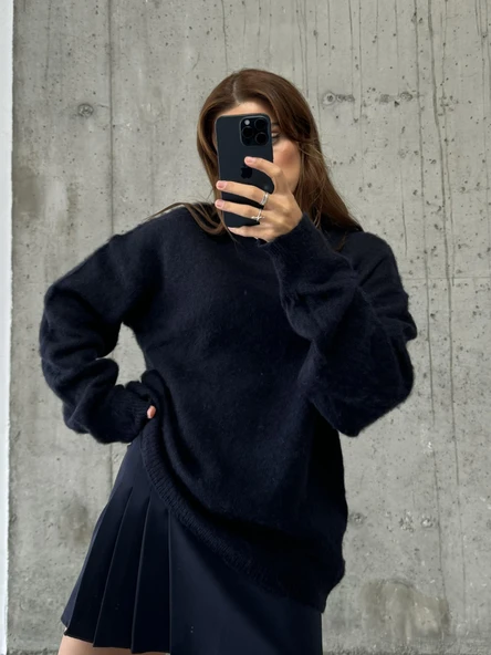 Lacivert Marka Model Yumoş Triko Kazak - 2