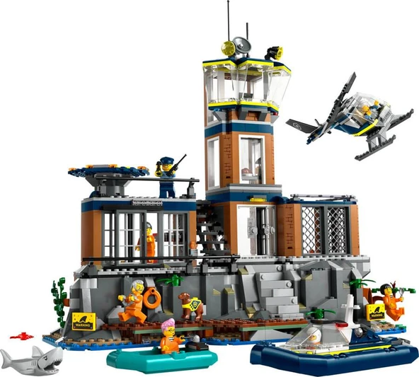 Lego City Polis Hapishane Adası 60419 - Resim 2