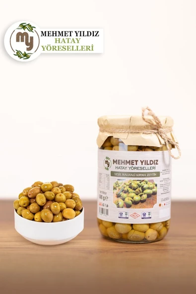 YEŞİL KIRMA ZEYTİN 500 GR