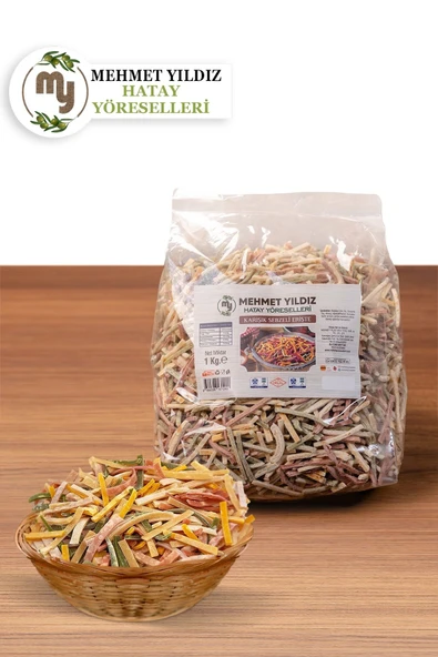 Karışık Sebzeli Erişte 1kg