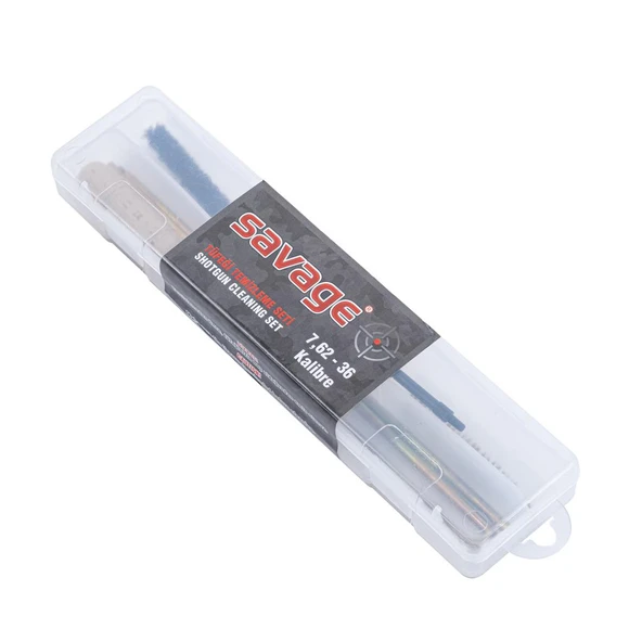 Tüfek Harbi Takımı - Temizleme Seti - Savage - 36 CL / 7,62 MM - Kutulu - 4