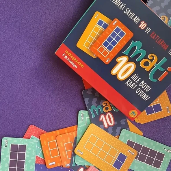 Mati 10 Çocuk Öğretici Zeka Oyunu 10 - Akıldan Toplamayı Geliştiren Aile Boyu Akıl Oyunu - 3