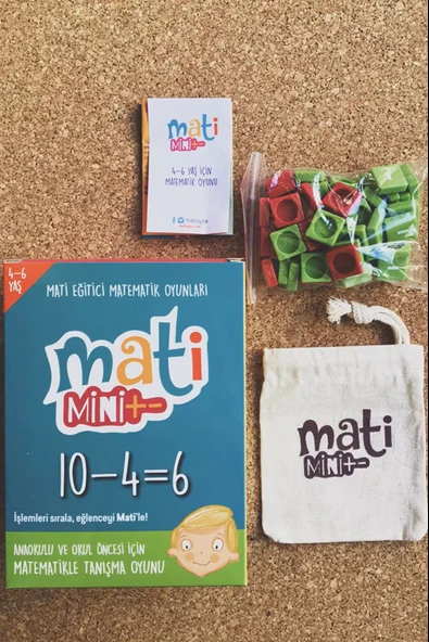 Mati Mini+ Çocuk Öğretici Zeka Oyunu Okul Öncesi Ve Anaokulu Için Sayılar Ve Matekle Tanışma - 2