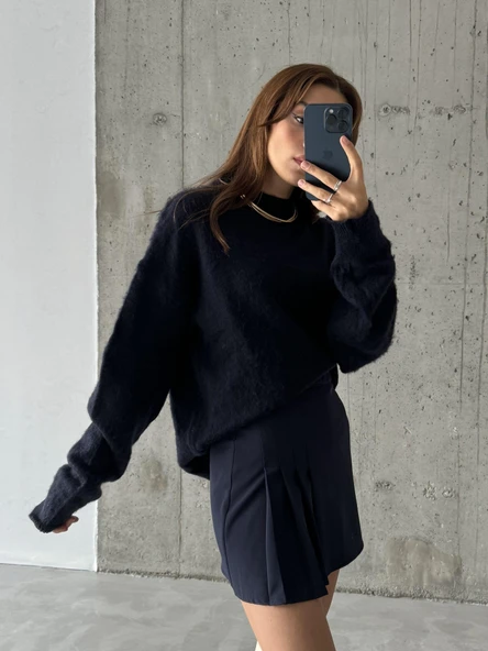Lacivert Marka Model Yumoş Triko Kazak - 4