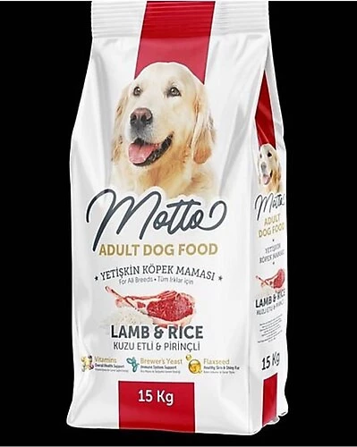 MOTTO Yetişkin Kuzu Etli Köpek Maması 15 Kg